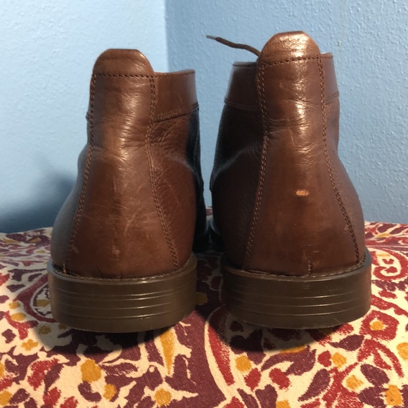 Stanley Blacker Brown Leather Chukka Boots - Picture 8 of 9